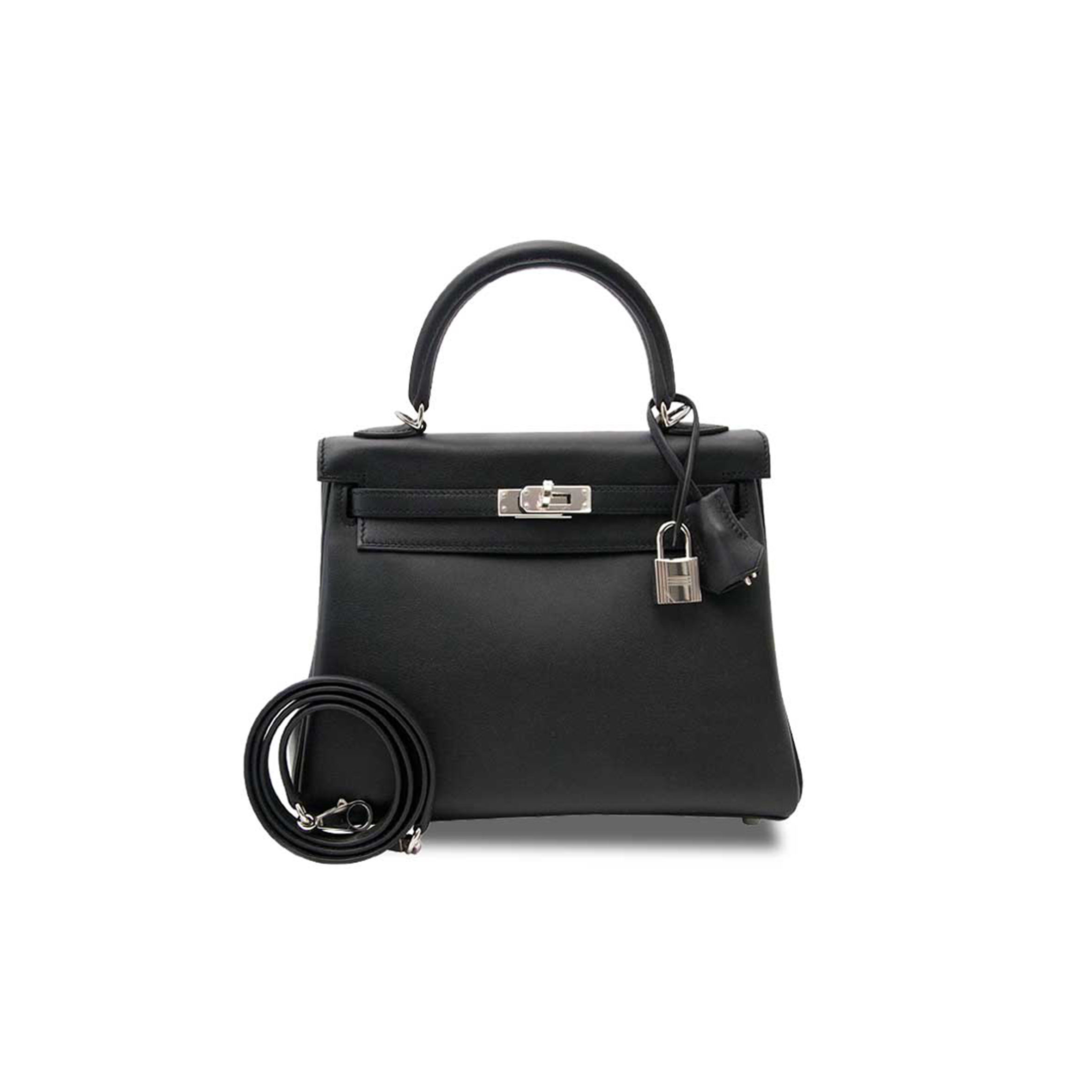 H**mes kelly 25 black swift (25*17*7cm)